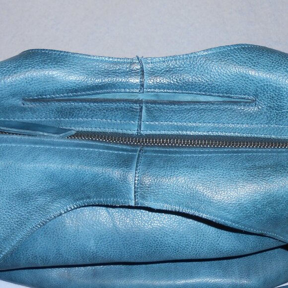NWT Latico Camila shoulder bag denim blue leather - Picture 10 of 16